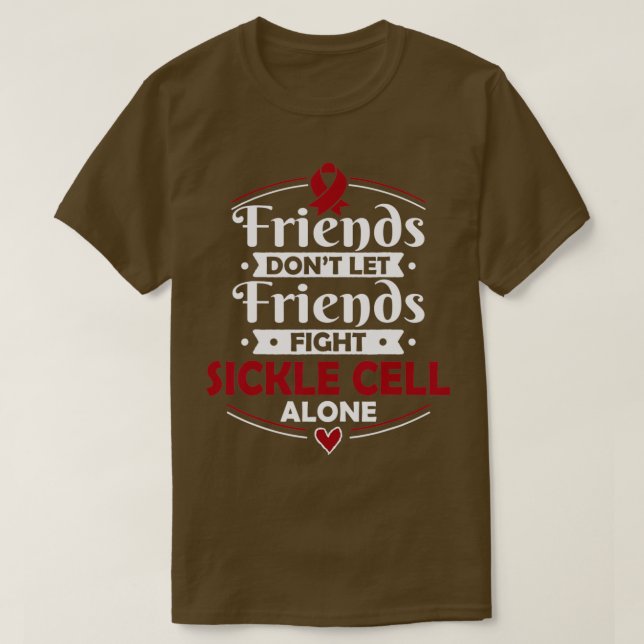 SCD-medvetenhet - sicklecellssjukdom T Shirt (Design framsida)