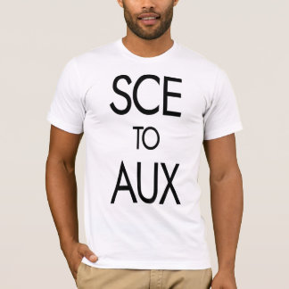SCE till AUX som Funny Space Tävling and Rocket Sc T Shirt