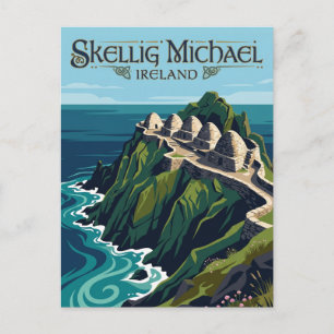 Sceilg Mhichíl Irland Vykort