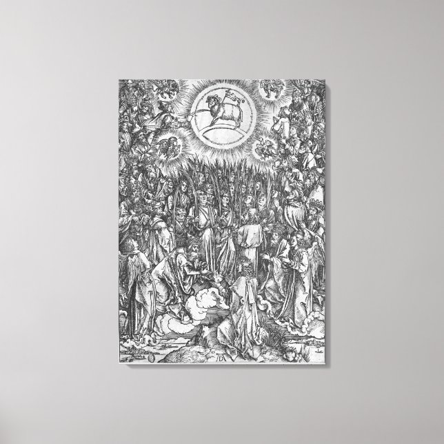 Scen från Apokalypsen, Adoration of the Canvastryck (Framsida)