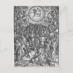 Scen från Apokalypsen, Adoration of the Vykort