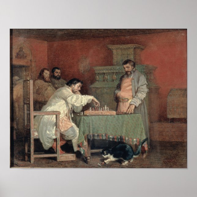 Scen från den ryska tsarens liv poster (Framsidan)