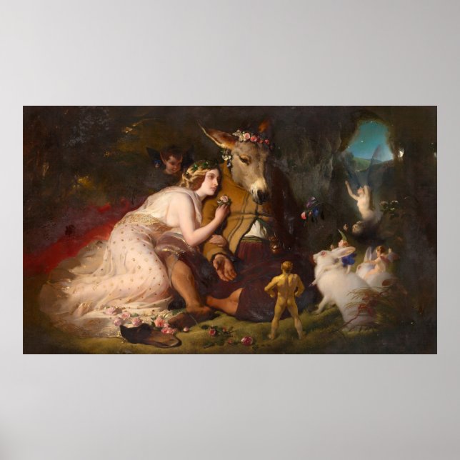 Scen från en midsommarnattsdröm poster (Framsidan)