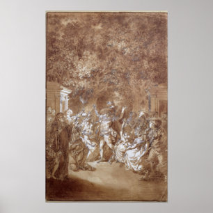 Scen från "Giftermål i Figaro" Poster