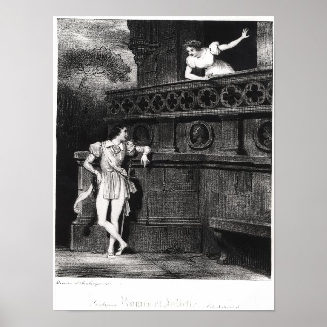 Scen från lag III av Romeo och Juliet Poster (Framsidan)