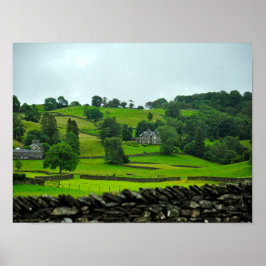 Scen från Lake District Poster