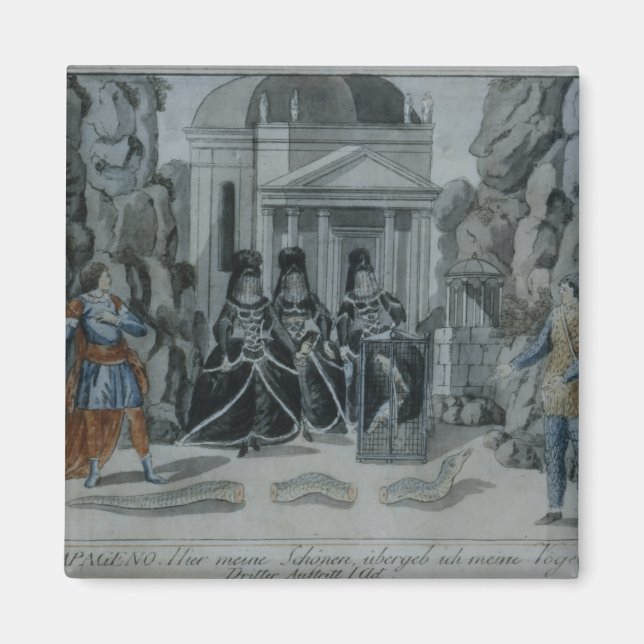 Scen från "Magic Flute" Magnet (Framsidan)