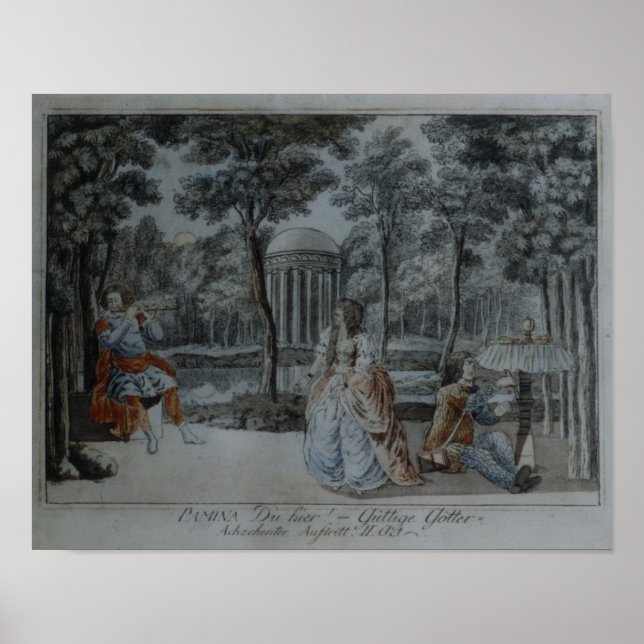 Scen från "Magic Flute" Poster (Framsidan)