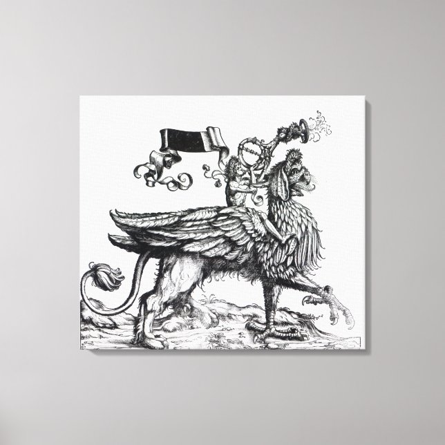 Scen från Maximilians triumfala process Canvastryck (Framsida)