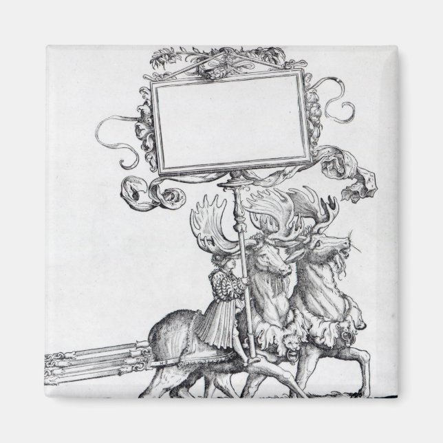 Scen från Maximilians triumfala process Magnet (Framsidan)