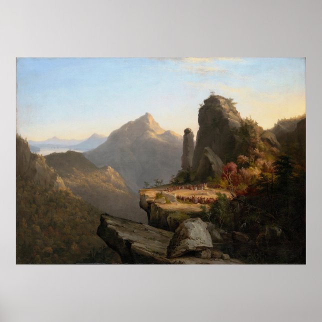 Scen från Mohicans Sist - Cole Poster (Framsidan)