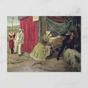Scen från operan Pagliacci Vykort