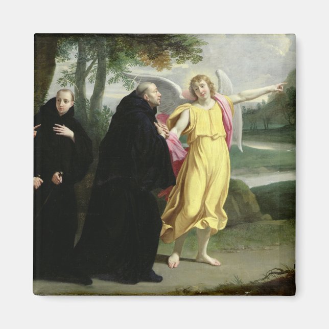 Scen från St. Benedicts liv Magnet (Framsidan)