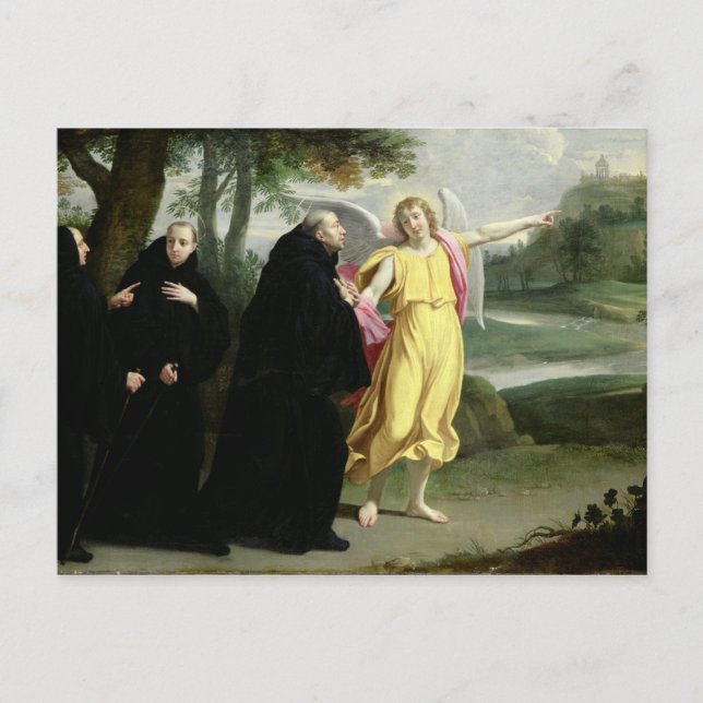Scen från St. Benedicts liv Vykort (Framsida)