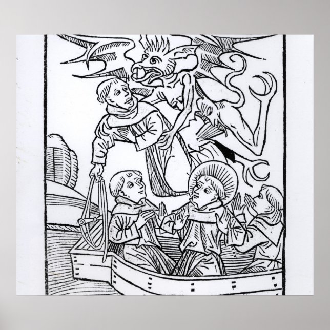 Scen från 'The Navigation of St. Brendan' Poster (Framsidan)