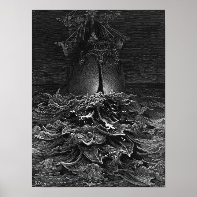 Scen från "The Rime of the Ancient Mariner" 2 Poster (Framsidan)