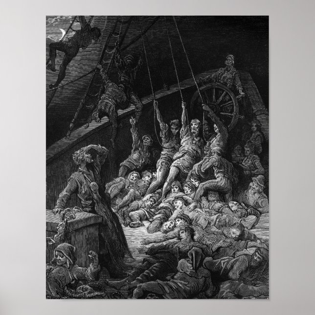 Scen från "The Rime of the Ancient Mariner" 2 Poster (Framsidan)