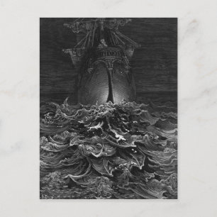 Scen från "The Rime of the Ancient Mariner" 2 Vykort