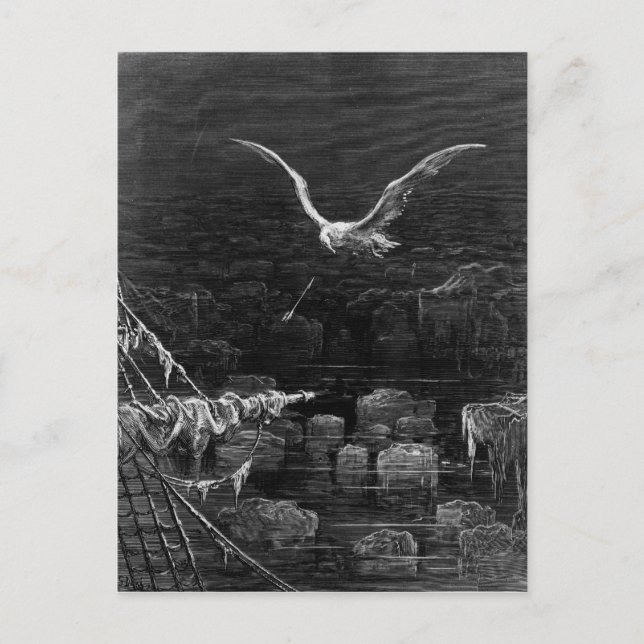 Scen från "The Rime of the Ancient Mariner" 2 Vykort (Framsida)