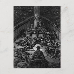 Scen från "The Rime of the Ancient Mariner" 3 Vykort