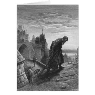 Scen från "The Rime of the Ancient Mariner" 4 Hälsningskort