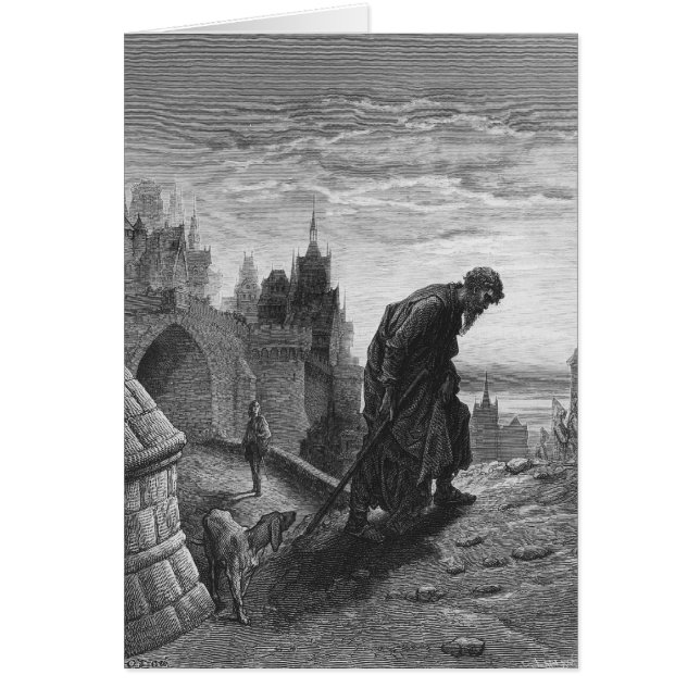 Scen från "The Rime of the Ancient Mariner" 4 Hälsningskort (Framsidan)