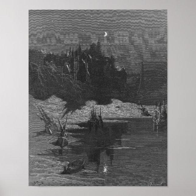 Scen från "The Rime of the Ancient Mariner" 4 Poster (Framsidan)