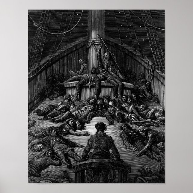 Scen från "The Rime of the Ancient Mariner" 4 Poster (Framsidan)