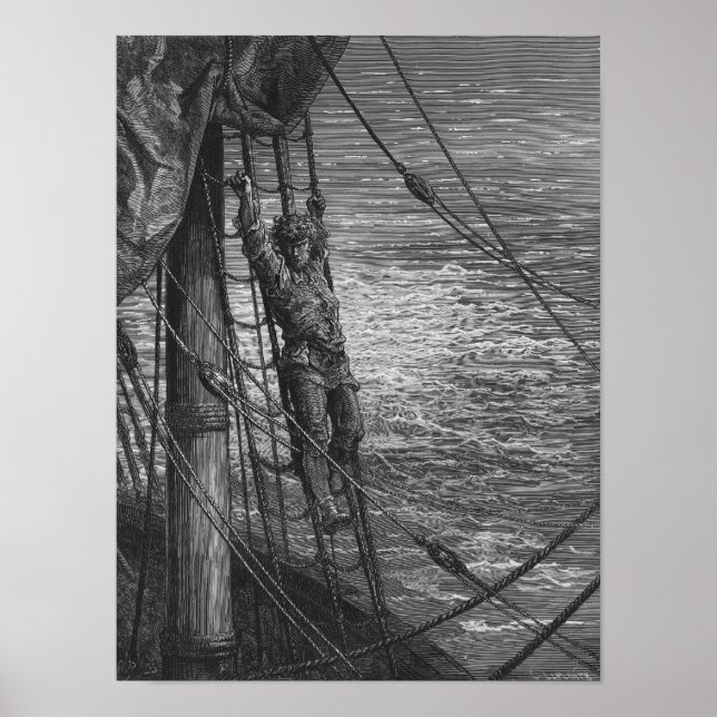 Scen från "The Rime of the Ancient Mariner" Poster (Framsidan)