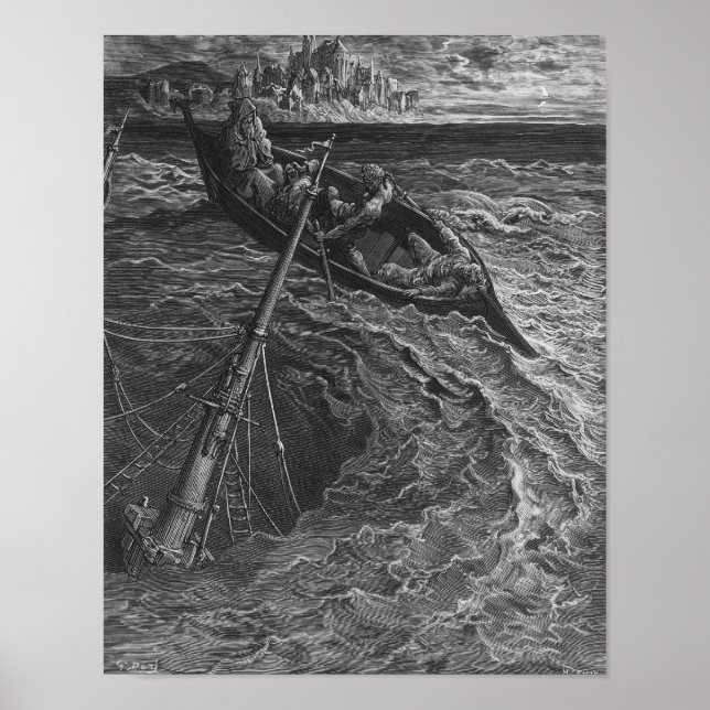 Scen från "The Rime of the Ancient Mariner" Poster (Framsidan)