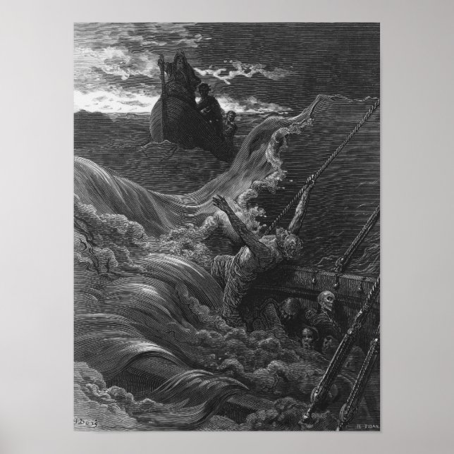 Scen från "The Rime of the Ancient Mariner" Poster (Framsidan)