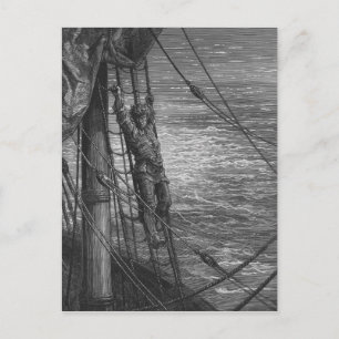 Scen från "The Rime of the Ancient Mariner" Vykort