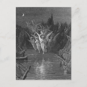 Scen från "The Rime of the Ancient Mariner" Vykort