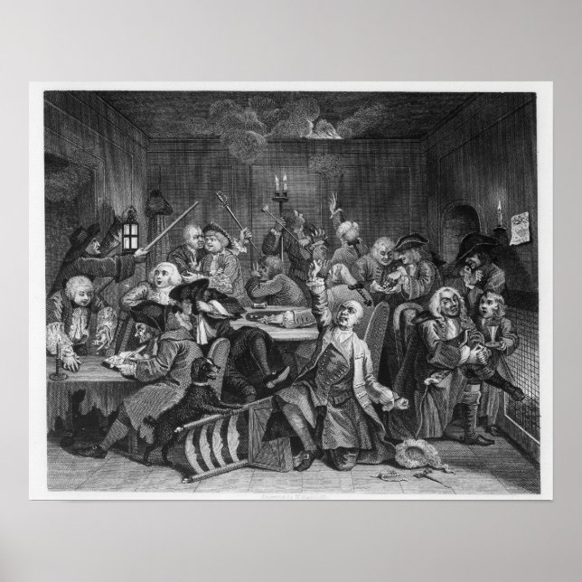 Scen i ett spelhus poster (Framsidan)