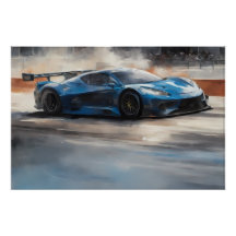 Scen med dynamiskt blått urbant Tävling