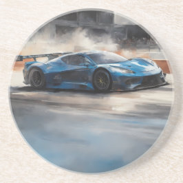 Scen med dynamiskt blått urbant Tävling Underlägg