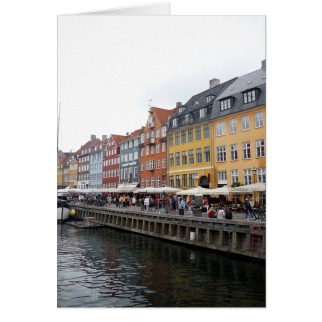 scen nyhavn hälsningskort (Framsidan)