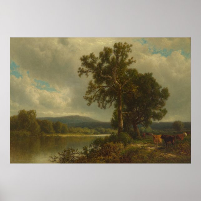 Scen vid Napanoch 1883 Affisch (Framsidan)