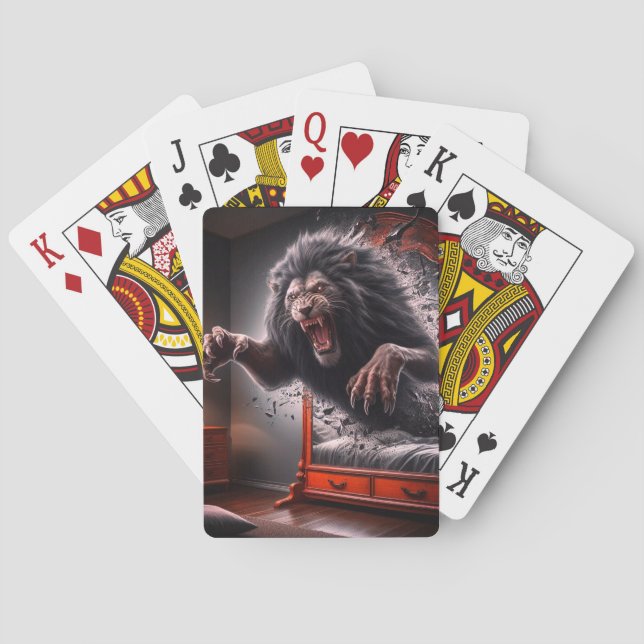 Scenär Lejon Casinokort (Baksidan)