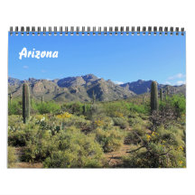 Scenära Bilder i Arizona Calendar