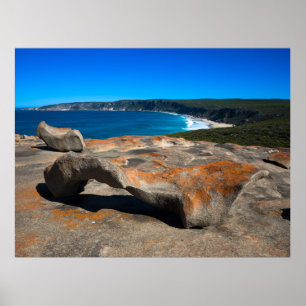 Scenarielandskapet Fraser Island kusten Australien Poster
