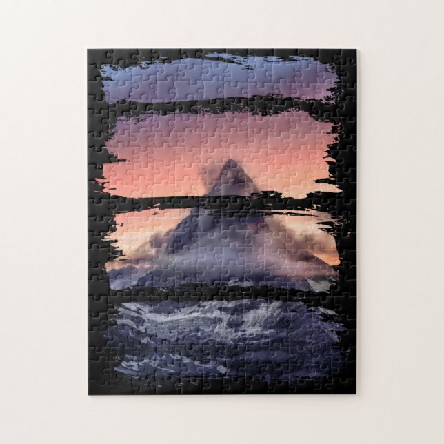 Scenarienberget Himlar - naturmodern Söt i Pussel (Vertikal)