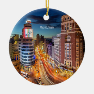 Scenariot Madrid, Spanien Julgransprydnad Keramik