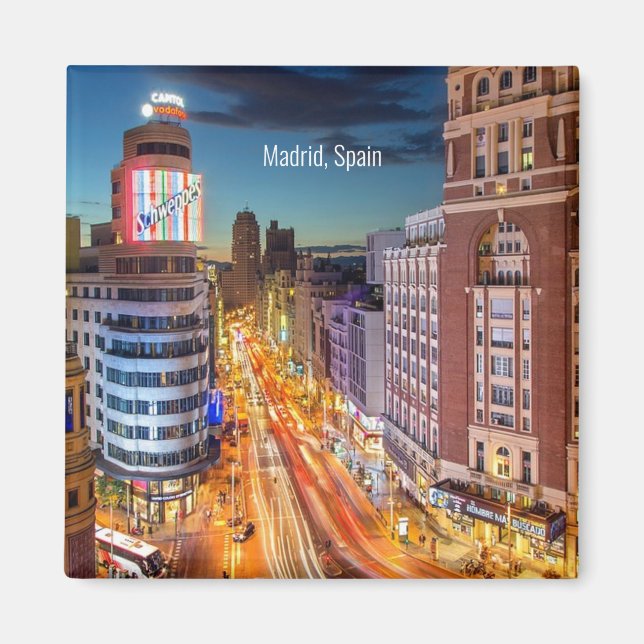 Scenariot Madrid, Spanien Magnet (Framsidan)