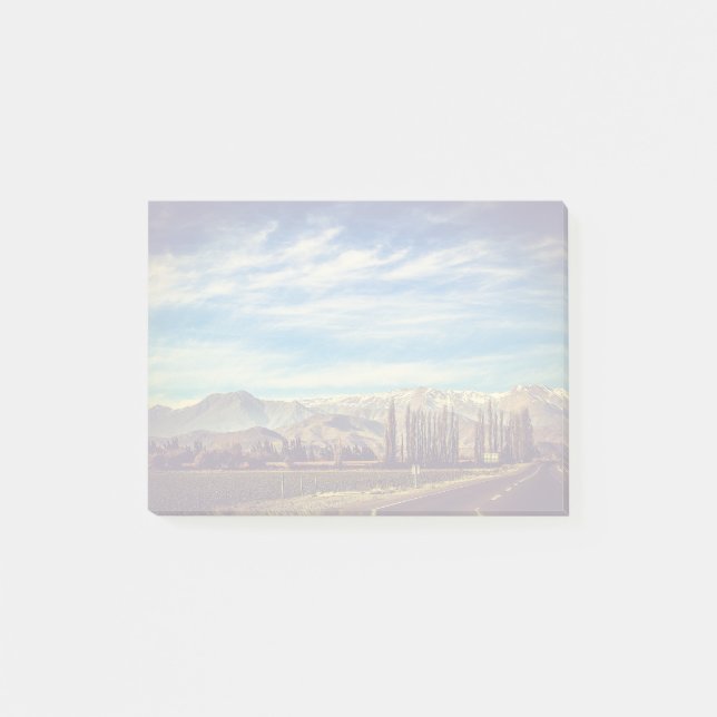 Scenariskt bergslandskap i Anderna Post-it Block (Framsida)