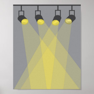 Scenbelysning Poster