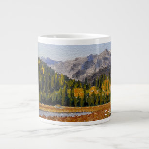 Scenberget Sjö i Estes Park Jumbo Mugg