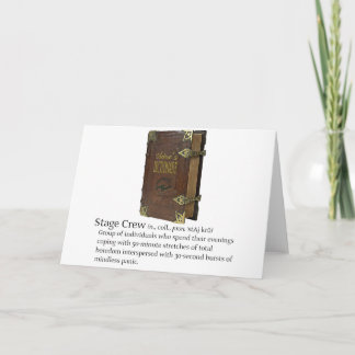 Scenbesättning Kort