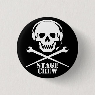 Scenbesättning (Skull och Crosspodgers - Badge) Knapp