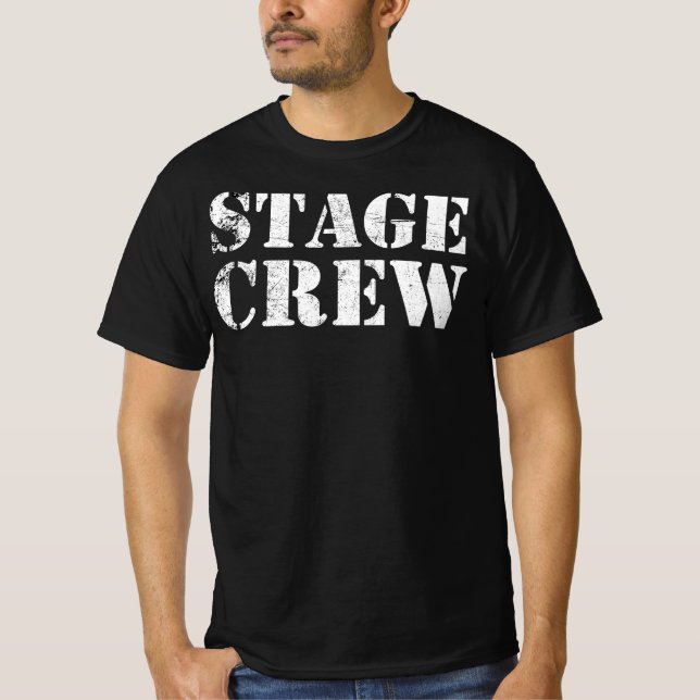 Scenbesättning - teaterbakgrund - enhetlig form t shirt (Framsida)